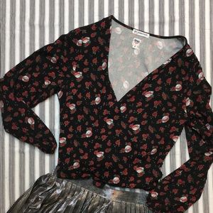 Grateful Dead wrap top - long sleeve